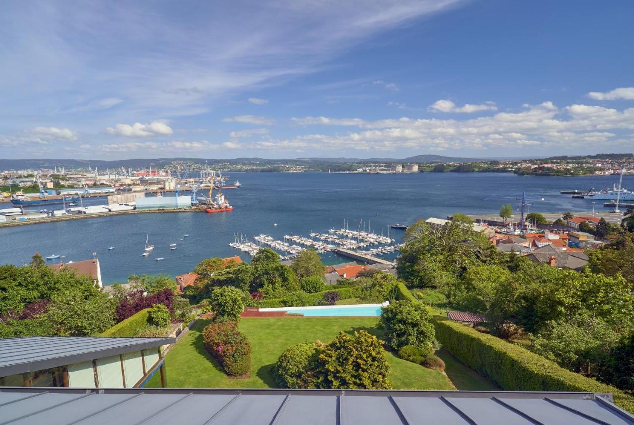 Apartamento Con Piscina Y Excelentes Vistas Ferrol Kültér fotó
