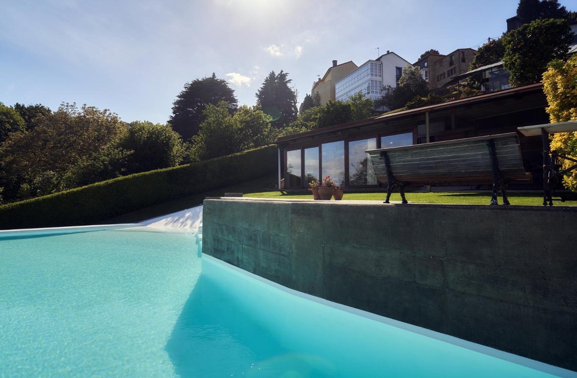 Apartamento Con Piscina Y Excelentes Vistas Ferrol Kültér fotó